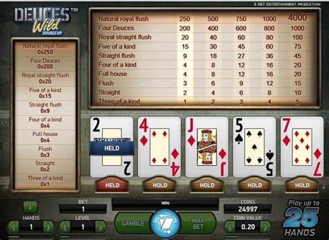 deuces wild double up